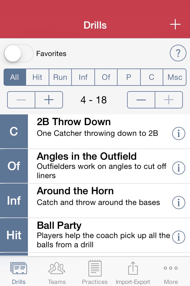 Practice Planner - Baseball screenshot 2