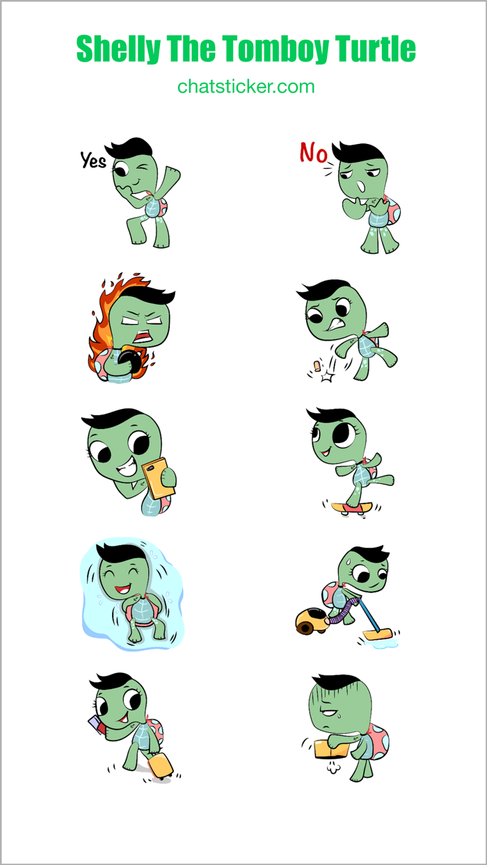 Shelly The Tomboy Turtle