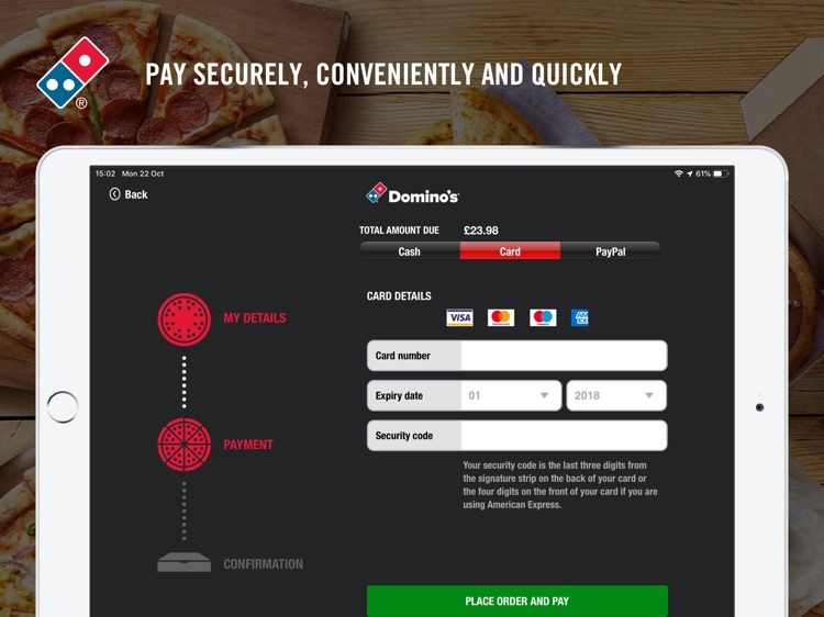 Domino's Pizza for iPad screenshot-4