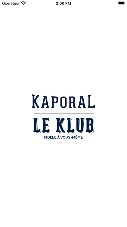 Le KLUB - KAPORAL