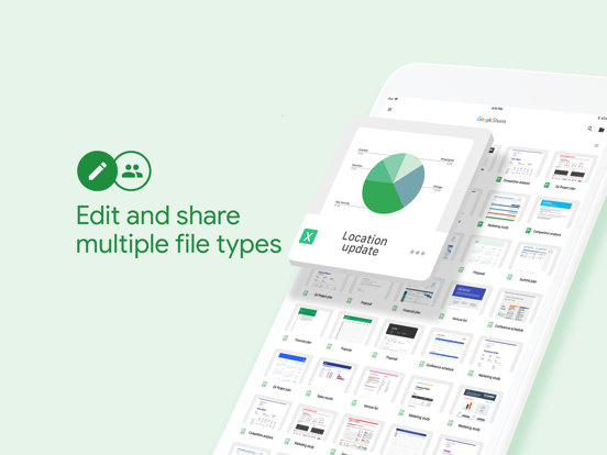 iPad Image of Google Sheets