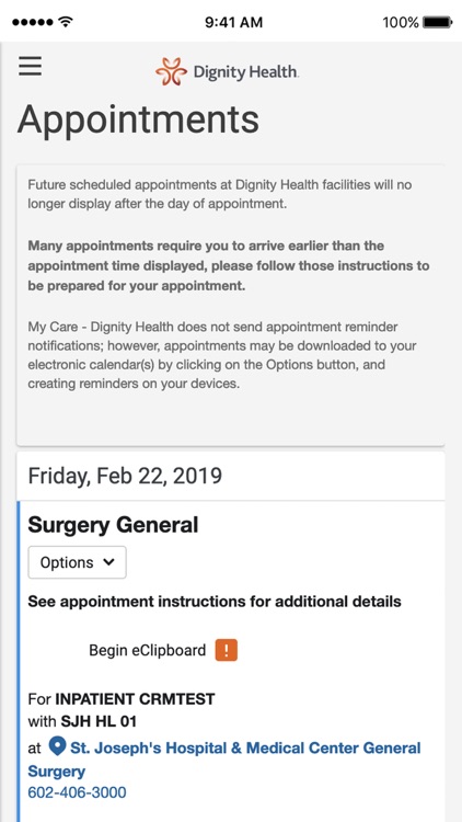 my portal. by Dignity Health