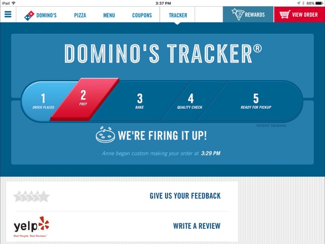Dominos Portion Charts