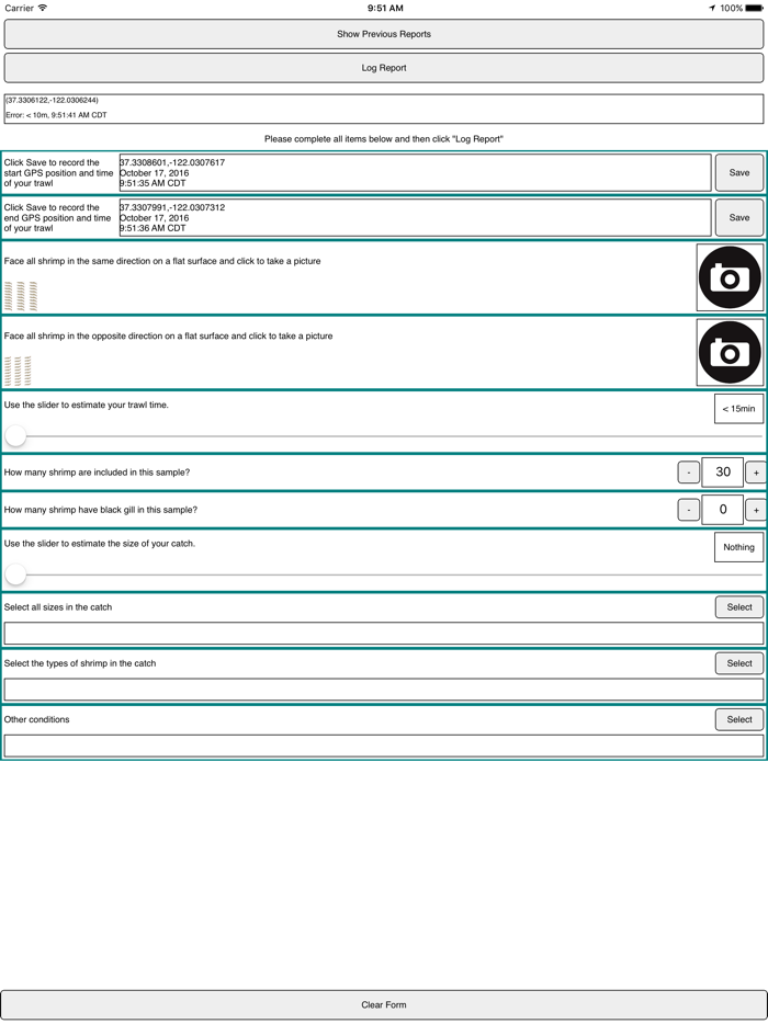 Shrimp Black Gill Tracker
