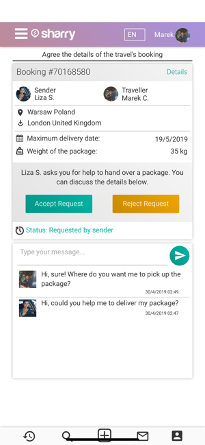 Sharry: Send Stuff Fast Abroad(圖3)-速報App