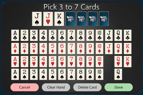 HORSE Poker Calculator - náhled