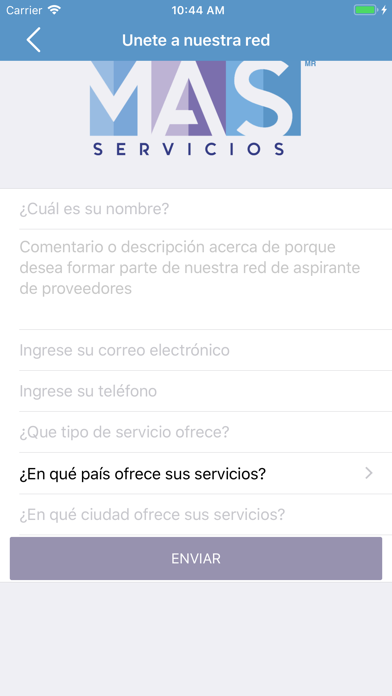 MAS Servicios Proveedor screenshot 3