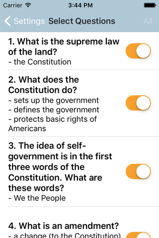 100 Civics USA Naturalization screenshot 4