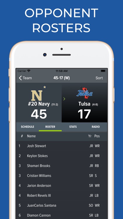 Navy Football Schedules screenshot-8
