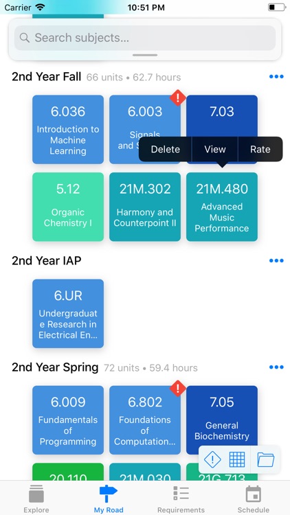 FireRoad : MIT course planner