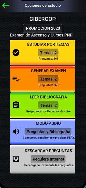 CIBERCOP SIMULADOR ASCENSO PNP