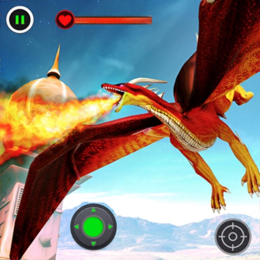 Flying Dragon Clash Simulation icon