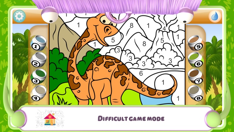 Paint by Numbers - Dinosaurs screenshot-3