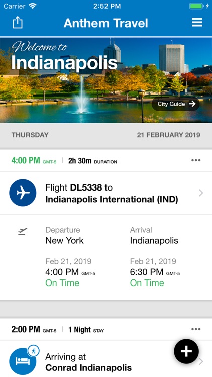 Anthem Travel App