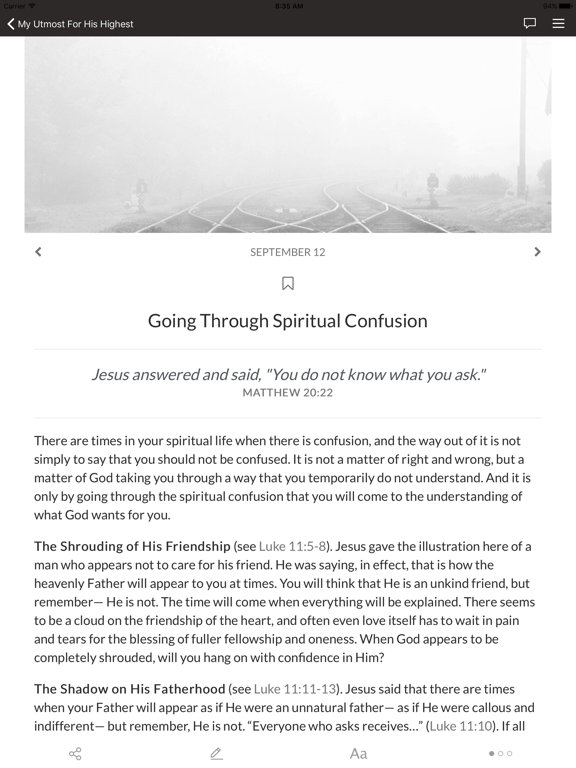 Screenshot #5 pour My Utmost