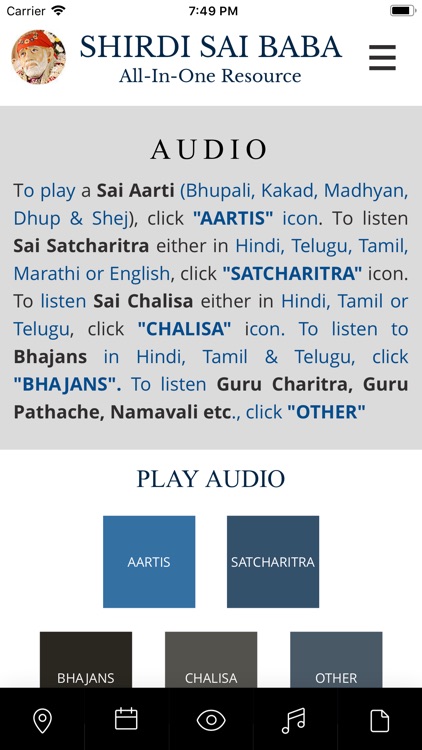 Shirdi Sai Baba All-In-One App