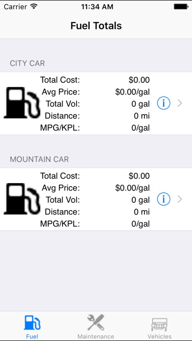 【图】TrackMyGas(截图1) 【图】TrackMyGas(截图1)
