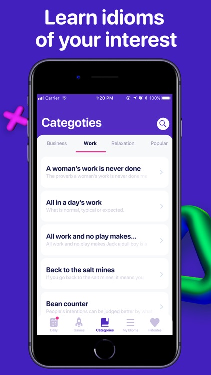 English idioms & phrases game screenshot-5