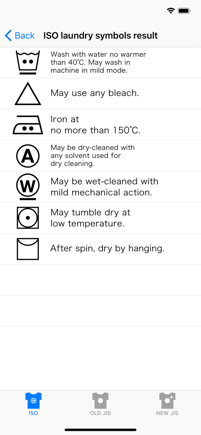 Laundry Care Label Checker