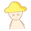 Yellow hat Stickers