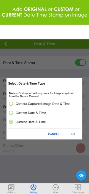 Add Text & Timestamp to Photos