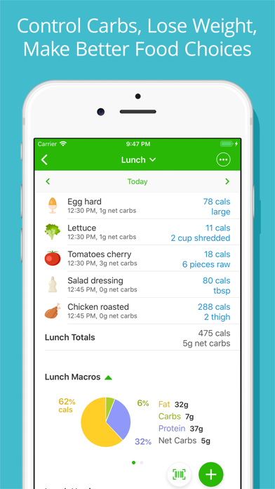 Diabetes Tracker with Blood Glucose/Carb Log by MyNetDiary Screenshot 4