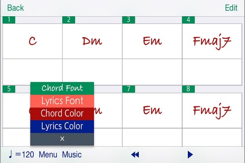 Chord-Scroll screenshot 3