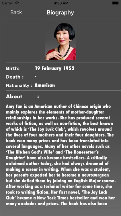 Amy Tan Biography And Quotes