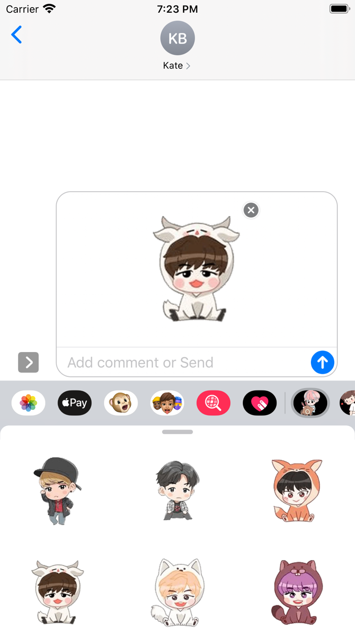 KPOP  JPOP eMoji and Stickers
