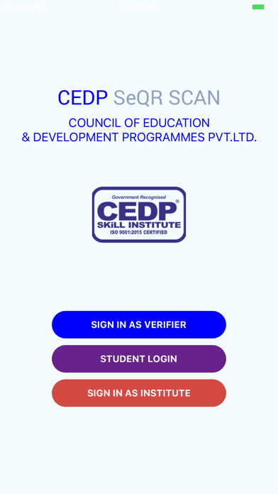 CEDP SeQR Scan screenshot 2