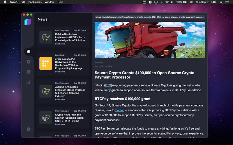 Tokeo - Cryptocurrency News screenshot 2