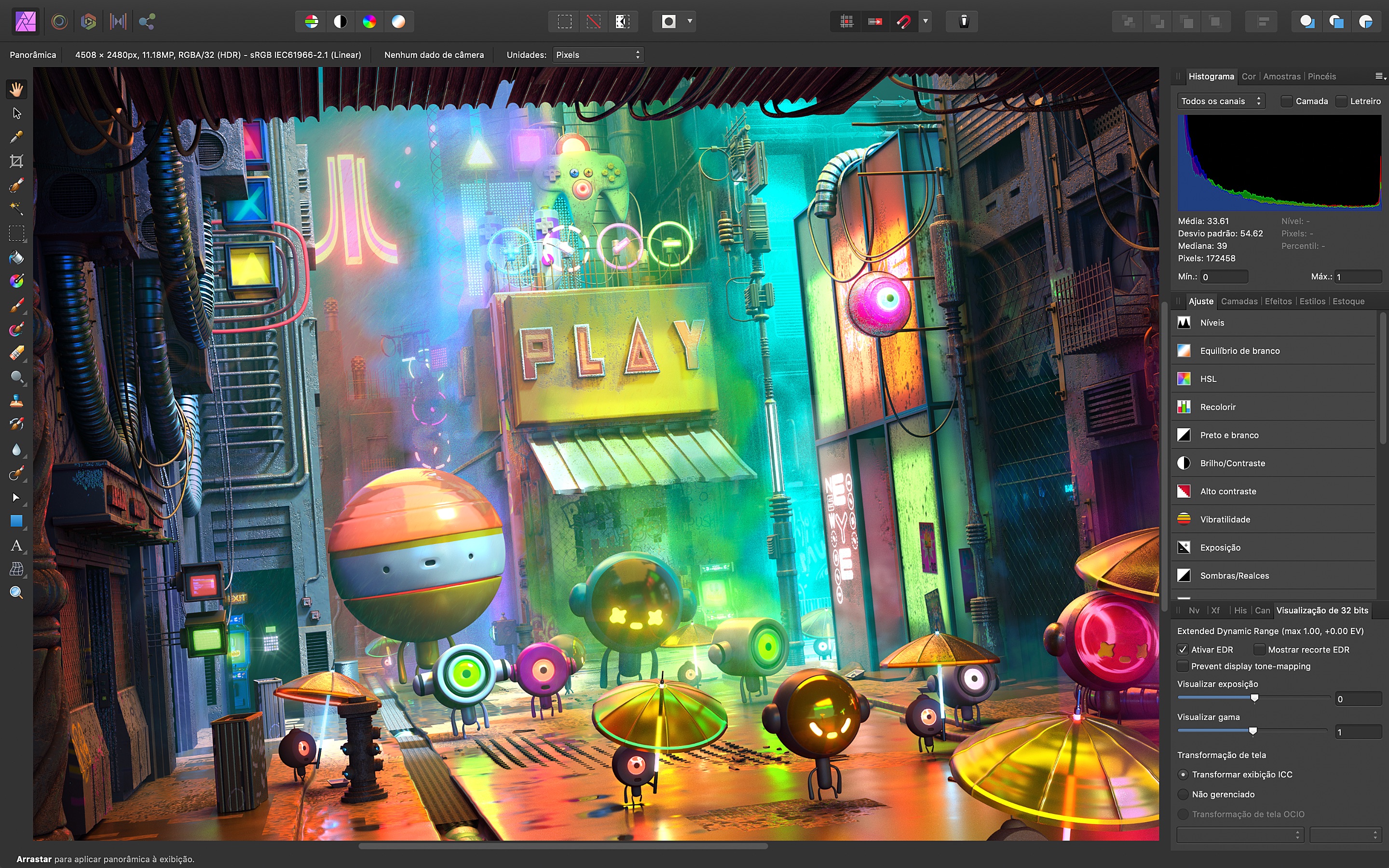 Screenshot do app Affinity Photo