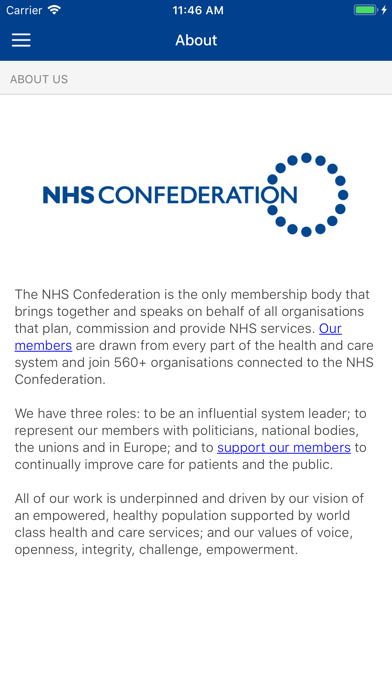 NHS Confederation Events screenshot 2