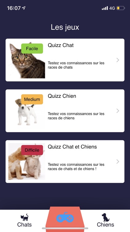 Chats & Chiens : Races et Quiz screenshot-3