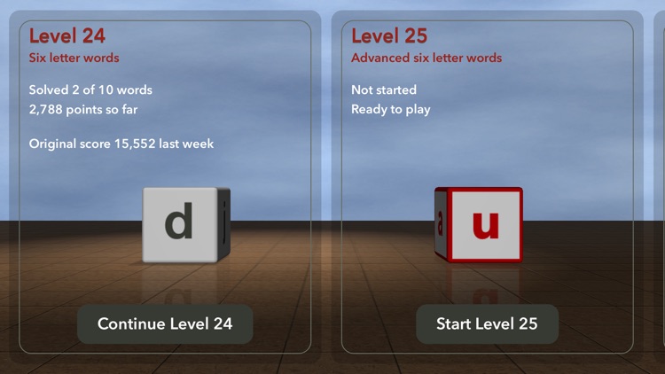Lexiblox: 3D Word Game screenshot-2
