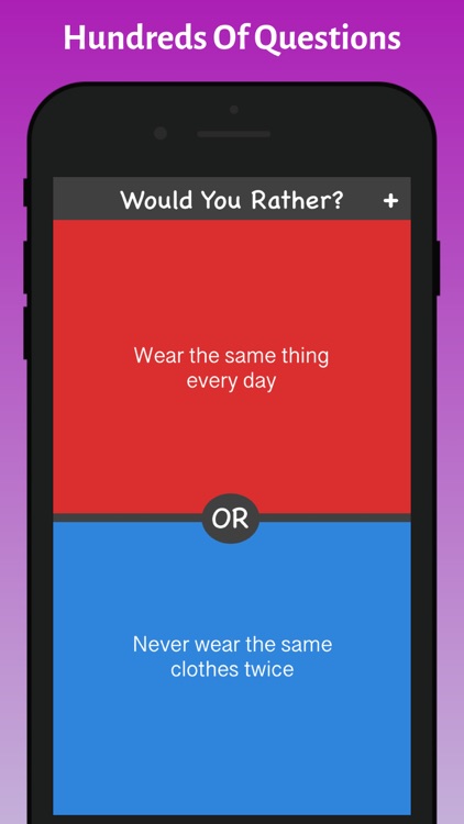 What Would You Choose? Rather