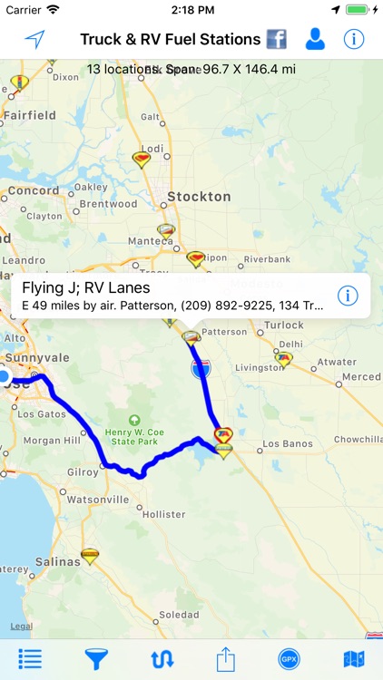 Truck & RV Fuel Stations