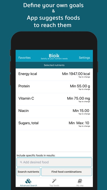 Bioik: Smart food combinations