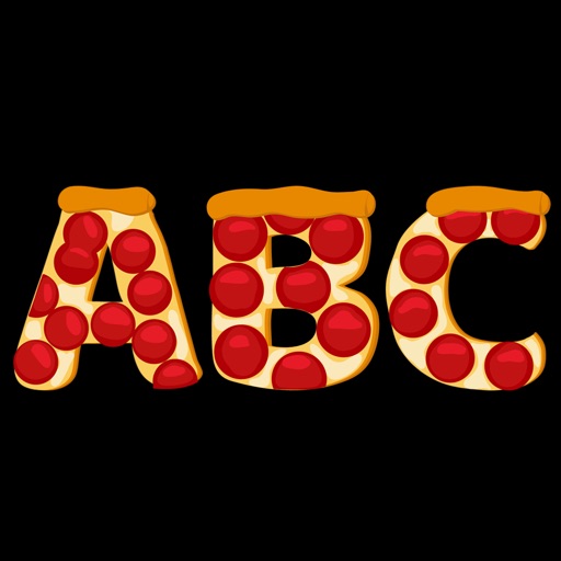 Pizza Alphabet Sticker Pack Icon