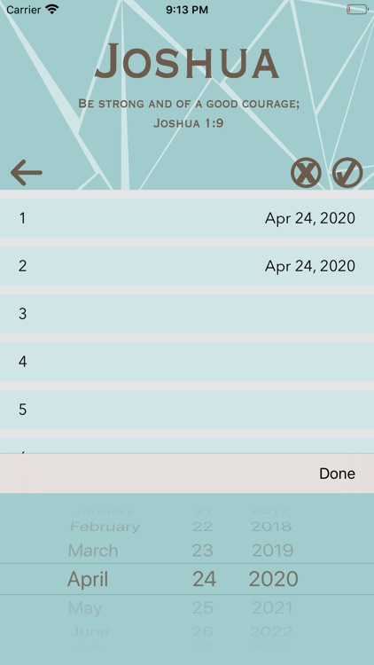 Footsteps: Bible Tracker