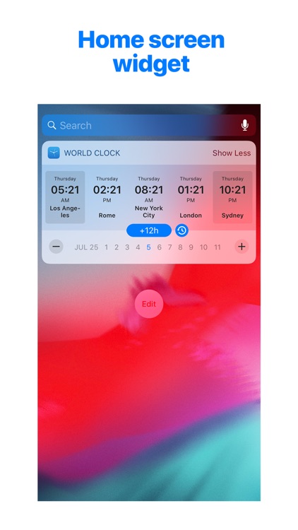 World Clock - Time Widget screenshot-3