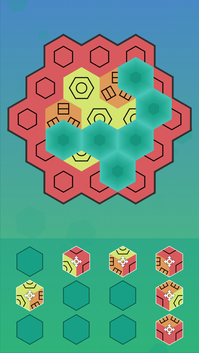 Aurora Hex - Pattern Puzzles screenshot 2