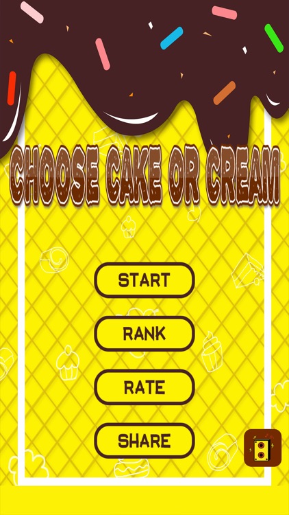 Choose Cake or Cream