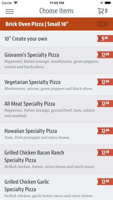 Giovanni's Pizza & Subs screenshot 3