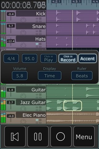 MultiTrack DAW screenshot 2