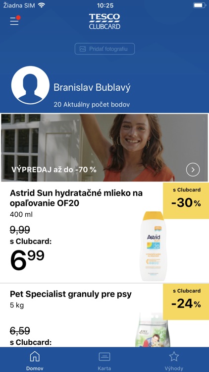 Tesco Clubcard Slovakia