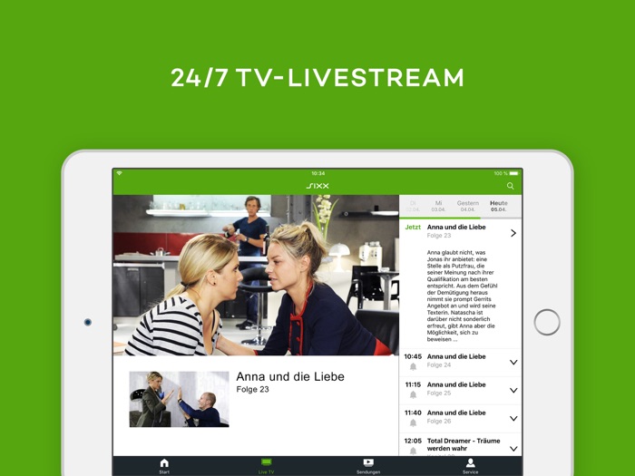 sixx – Live TV und Mediathek