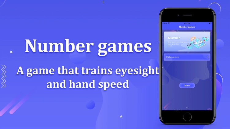 Number games-Speed training