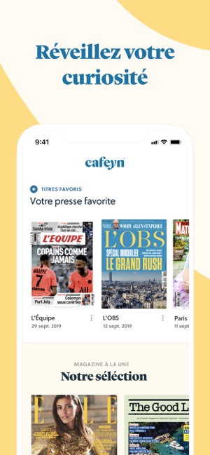 CAFEYN  –  presse et magazines