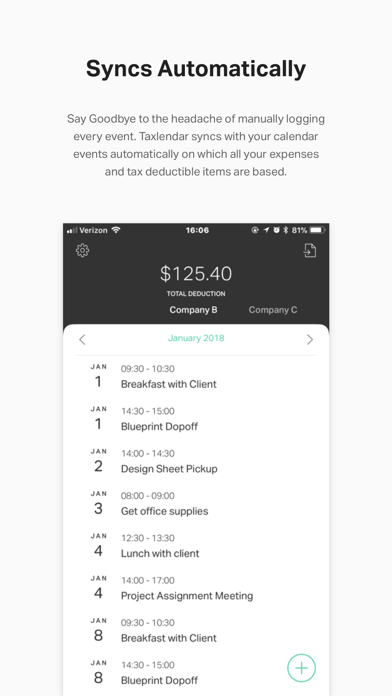 How to cancel & delete Taxlendar: Tax Deductions&Log from iphone & ipad 1